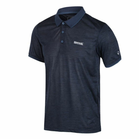 Polo à manches courtes homme Regatta Remex II Noir 100 % polyester 31,99 €