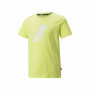 T shirt à manches courtes Enfant Puma Power Logo Jaune 31,99 €
