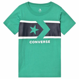 T shirt à manches courtes Enfant Converse Stripe Star Chevron Vert 58,99 €