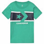 T shirt à manches courtes Enfant Converse Stripe Star Chevron Vert 58,99 €