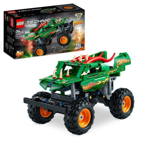 LEGO Technic 42149 Monster Jam Dragon. 2-en-1. Monster Truck Jouet. Voiture de C 32,99 €