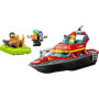LEGO City 60373 Le Bateau de Sauvetage des Pompiers. Jouet Flottant. Jetpack et 30,99 €