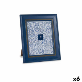 Cadre photo Verre Bleu Plastique (6 Unités) (2 x 33 x 28 cm) 64,99 €