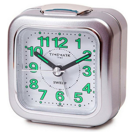 Réveil Analogique Timemark Argenté (7.5 x 8 x 4.5 cm) 16,99 €