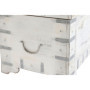 Coffre DKD Home Decor Blanc Marron Clair Bois de manguier (78,7 x 43 x 4 409,99 €