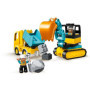 LEGO 10931 DUPLO Le Camion Et La Pelleteuse. Engin de chantier Jouet Pou 35,99 €