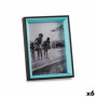 Cadre photo Verre Noir Bleu Bois MDF (6 Unités) (3 x 20 x 15 cm) 36,99 €