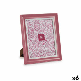 Cadre photo Verre Rose Plastique (6 Unités) (2 x 31 x 26 cm) 58,99 €