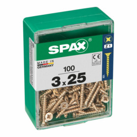 Boîte à vis SPAX Vis à bois Tête plate (3,0 x 25 mm) 16,99 €
