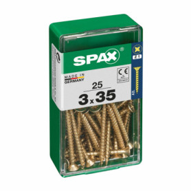 Boîte à vis SPAX 4081020300351 Vis à bois Tête plate (3,0 x 35 mm) (3 x 14,99 €