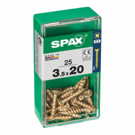 Boîte à vis SPAX 4081020350201 Vis à bois Tête plate (3,5 x 20 mm) 14,99 €