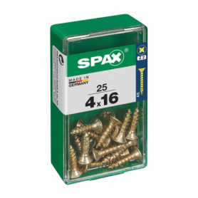 Boîte à vis SPAX 4081020400161 Vis à bois Tête plate (4 x 16 mm) (4,0 x 14,99 €