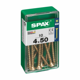 Boîte à vis SPAX 4081020400501 Vis à bois Tête plate (4 x 50 mm) (4,0 x 13,99 €