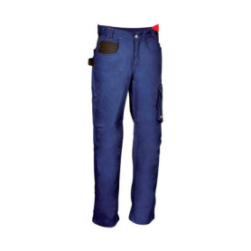 Pantalons de sécurité Cofra Walklander Femme Noir Blue marine