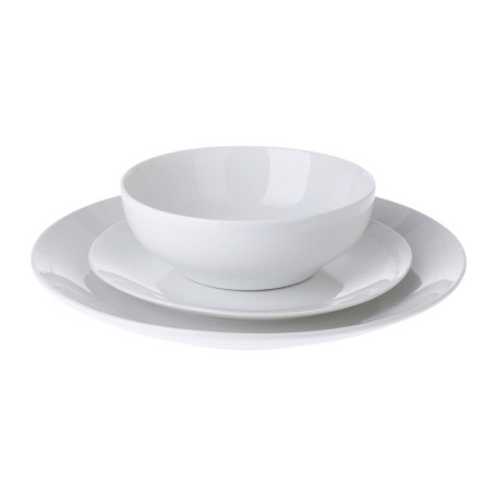 Service de Vaisselle Porcelaine Blanc 12 Pièces 110,99 €