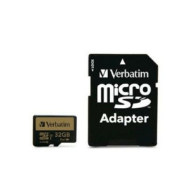 Carte Mémoire Micro SD avec Adaptateur Verbatim Pro+ 32 GB