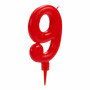 Bougie Rouge Anniversaire Numéro 9 (12 Unités) 27,99 €