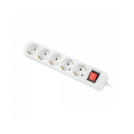 Multiprise 5 Prises Schuko Lanberg 2500 W 3 m Blanc 21,99 €