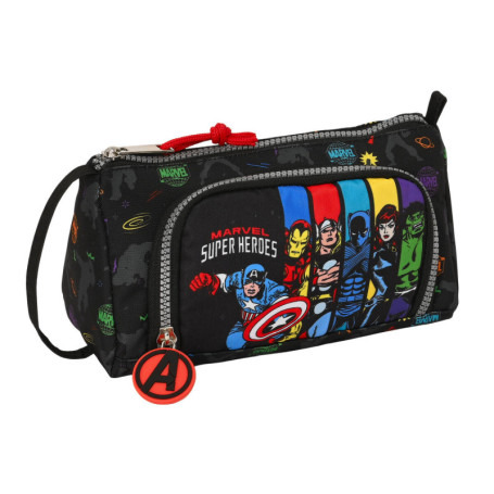 Trousse Scolaire avec Accessoires The Avengers Super heroes Noir (20 x 1 33,99 €