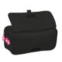 Trousse Fourre-Tout Triple Kappa Black and pink Noir (21,5 x 10 x 8 cm) 31,99 €