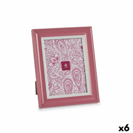 Cadre photo Verre Rose Plastique (6 Unités) (2 x 26 x 21 cm) 44,99 €