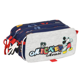 Trousse Fourre-Tout Triple Mickey Mouse Clubhouse Only one Blue marine ( 31,99 €