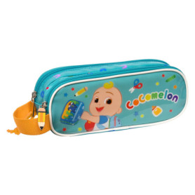 Trousse Fourre-Tout Double CoComelon Back to class Bleu clair (21 x 8 x 28,99 €