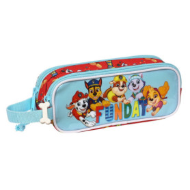 Trousse Fourre-Tout Double The Paw Patrol Funday Rouge Bleu clair (21 x 28,99 €