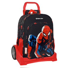 Cartable à roulettes Spiderman Hero Noir (33 x 42 x 14 cm) 75,99 €