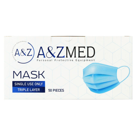 Masque chirurgical jetable 3 couches A & Z (50 Unités) 18,99 €