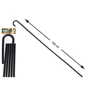 Bâton Pliable 150 cm Noir 17,99 €