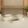 Casserole Quid Cocco Céramique Blanc (16 x 9 x 4 cm) (Pack 12x) 70,99 €