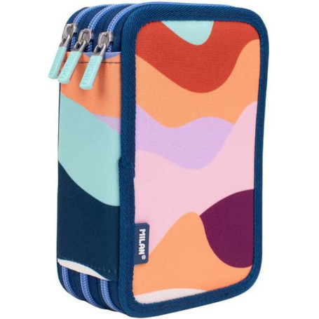 Pochette à crayons triple Milan The Fun 19,5 x 13 x 7,5 cm Multicouleur 39,99 €