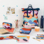Pochette à crayons triple Milan The Fun 19,5 x 13 x 7,5 cm Multicouleur 39,99 €