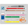 Pochette à crayons triple Milan Swins Rose Jaune 19,5 x 13 x 7,5 cm 39,99 €