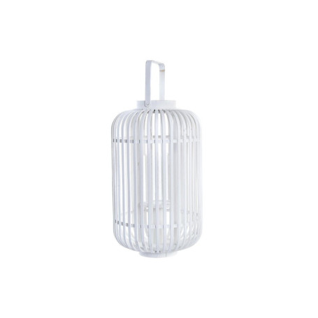 Lanterne DKD Home Decor Verre Blanc Bambou (28 x 28 x 47 cm) 112,99 €