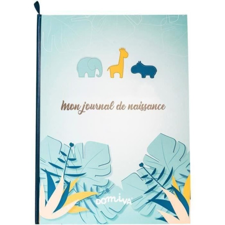 DOMIVA Livre naissance Zanimo - Bleu - 31.5 x 22 cm 25,99 €