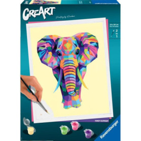 CreArt - grand - Elephant - Ravensburger - Coffret complet - Peinture au 28,99 €