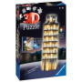 Puzzle 3D Tour de Pise illuminée - Ravensburger - Monument 216 pieces - 45,99 €