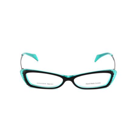 Monture de Lunettes Femme Alexander McQueen AMQ-4163-R2K Noir Turquoise 57,99 €