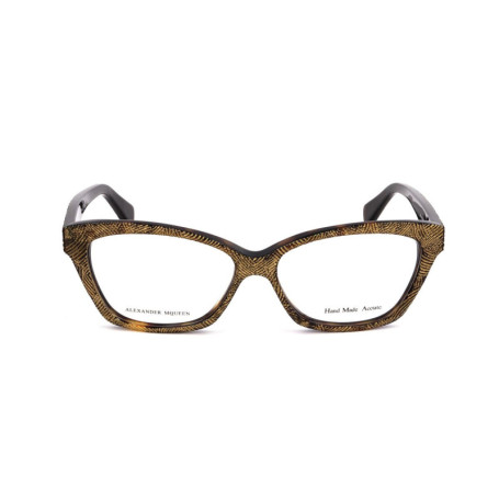 Monture de Lunettes Femme Alexander McQueen AMQ-4268-OFN Doré Havana 57,99 €