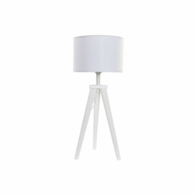 Lampe de bureau DKD Home Decor Blanc Polyester Bois 220 V 50 W (30 x 30 156,99 €